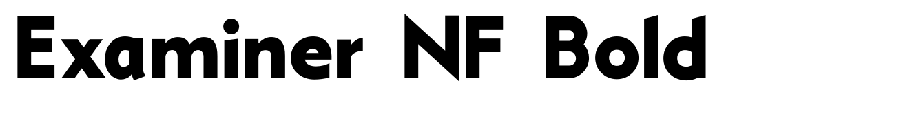 Examiner NF Bold